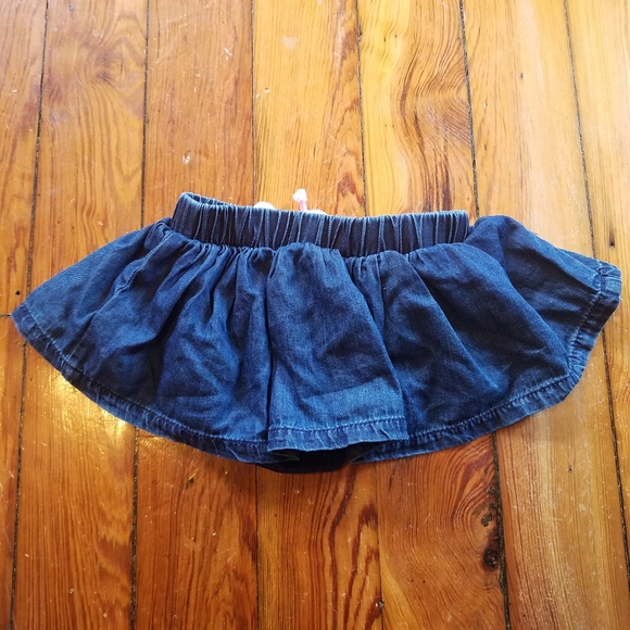 Cat & Jack Bundle Baby Girl's Bodysuits Onesies Denim Skirt 0-3 Months - Picture 3 of 4